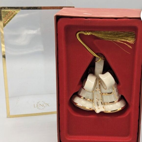 NWT Lenox Our First Christmas Together 2005‎ Bell Ornament - Picture 1 of 8